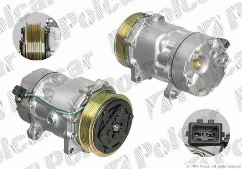 Polcar 9567KS-1 - Kompressor, Klimaanlage alexcarstop-ersatzteile.com