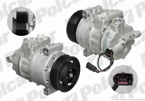 Polcar 1334KS-1 - Kompressor, Klimaanlage alexcarstop-ersatzteile.com