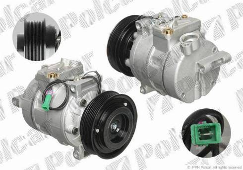 Polcar 1324KS-5 - Kompressor, Klimaanlage alexcarstop-ersatzteile.com