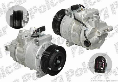 Polcar 1370KS-1 - Kompressor, Klimaanlage alexcarstop-ersatzteile.com