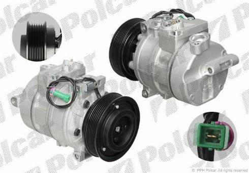 Polcar 8FK351132581 - Kompressor, Klimaanlage alexcarstop-ersatzteile.com