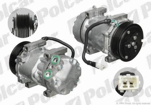 Polcar 8FK351127871 - Kompressor, Klimaanlage alexcarstop-ersatzteile.com