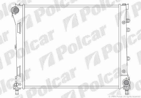 Polcar 303508-3 - Kühler, Motorkühlung alexcarstop-ersatzteile.com