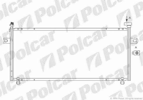 Polcar 2705K8C3 - Kondensator, Klimaanlage alexcarstop-ersatzteile.com