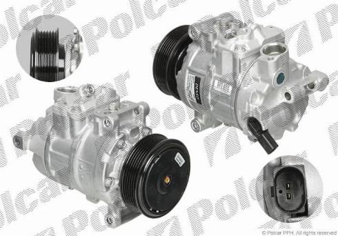 Polcar DCP02041 - Kompressor, Klimaanlage alexcarstop-ersatzteile.com