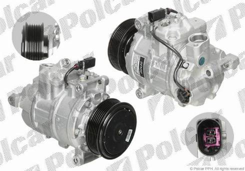 Polcar DCP02014 - Kompressor, Klimaanlage alexcarstop-ersatzteile.com