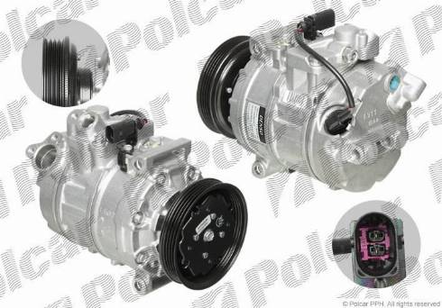 Polcar DCP02026 - Kompressor, Klimaanlage alexcarstop-ersatzteile.com