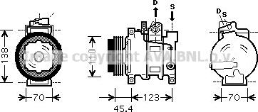 Prasco AIK261 - Kompressor, Klimaanlage alexcarstop-ersatzteile.com