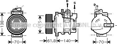 Prasco AIK263 - Kompressor, Klimaanlage alexcarstop-ersatzteile.com