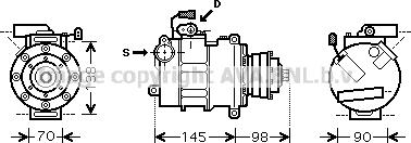 Prasco AIK280 - Kompressor, Klimaanlage alexcarstop-ersatzteile.com