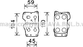 Prasco CN3307 - Ölkühler, Motoröl alexcarstop-ersatzteile.com