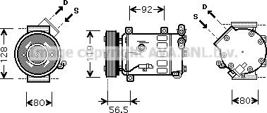 Prasco CNAK242 - Kompressor, Klimaanlage alexcarstop-ersatzteile.com