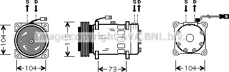 Prasco CNK180 - Kompressor, Klimaanlage alexcarstop-ersatzteile.com