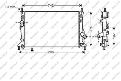 Prasco FD424R005 - Kühler, Motorkühlung alexcarstop-ersatzteile.com