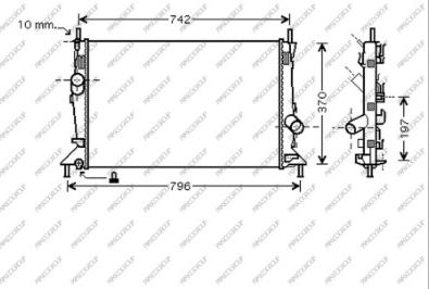 Prasco FD424R003 - Kühler, Motorkühlung alexcarstop-ersatzteile.com