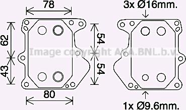 Prasco FD3625 - Ölkühler, Motoröl alexcarstop-ersatzteile.com