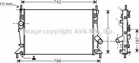 Prasco FDA2370 - Kühler, Motorkühlung alexcarstop-ersatzteile.com