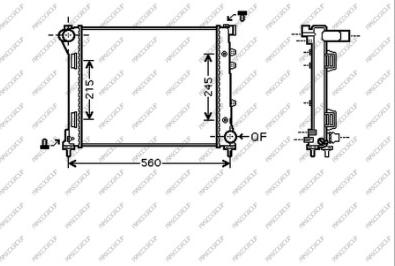 Prasco FT030R003 - Kühler, Motorkühlung alexcarstop-ersatzteile.com