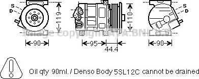 Prasco FTK394 - Kompressor, Klimaanlage alexcarstop-ersatzteile.com