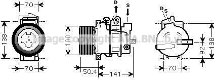 Prasco MSAK431 - Kompressor, Klimaanlage alexcarstop-ersatzteile.com