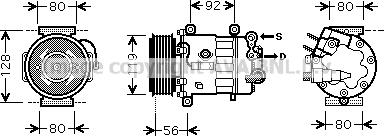 Prasco PEK320 - Kompressor, Klimaanlage alexcarstop-ersatzteile.com