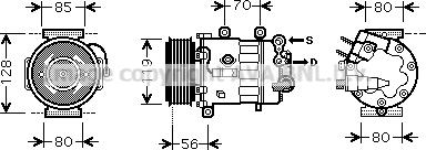 Prasco PEK322 - Kompressor, Klimaanlage alexcarstop-ersatzteile.com