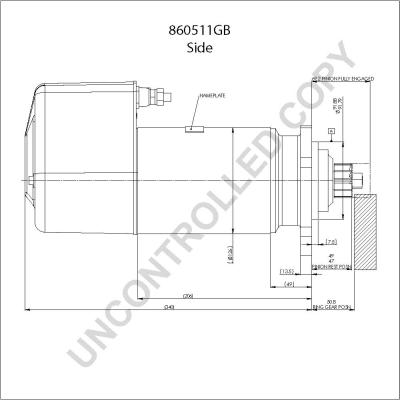 Prestolite Electric 860511GB - Starter alexcarstop-ersatzteile.com