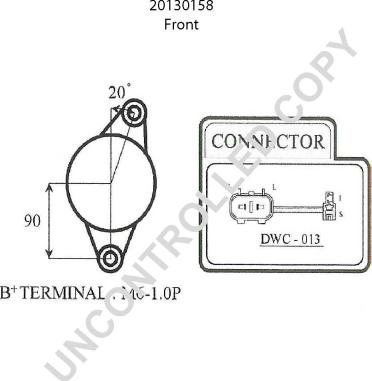 Prestolite Electric 20130158 - Generator alexcarstop-ersatzteile.com