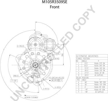 Prestolite Electric M105R3509SE - Starter alexcarstop-ersatzteile.com