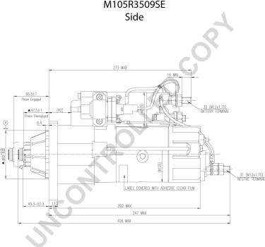 Prestolite Electric M105R3509SE - Starter alexcarstop-ersatzteile.com