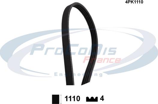 Procodis France 4PK1110 - Keilrippenriemen alexcarstop-ersatzteile.com