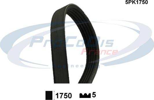 Procodis France 5PK1750 - Keilrippenriemen alexcarstop-ersatzteile.com