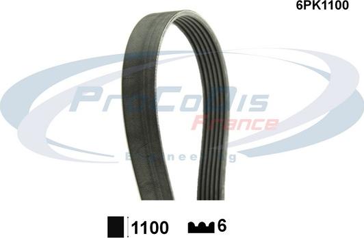 Procodis France 6PK1100 - Keilrippenriemen alexcarstop-ersatzteile.com