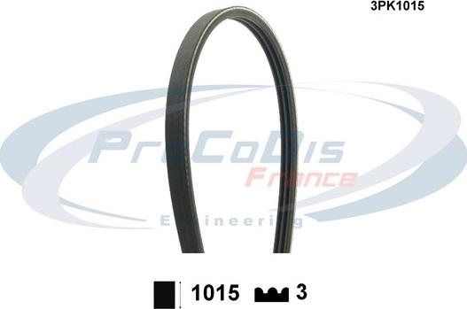 Procodis France 3PK1015 - Keilrippenriemen alexcarstop-ersatzteile.com