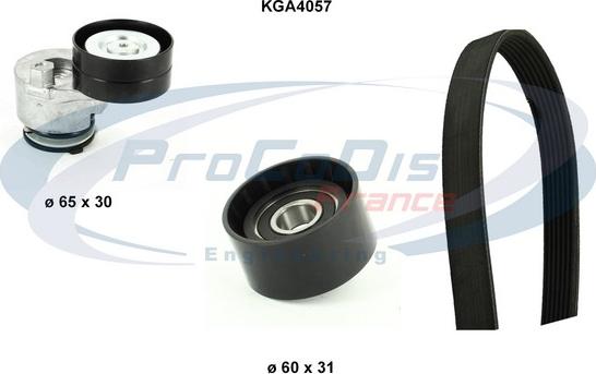 Procodis France KGA4057 - Keilrippenriemensatz alexcarstop-ersatzteile.com