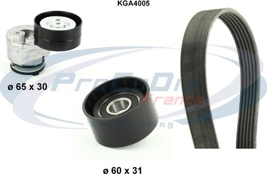 Procodis France KGA4005 - Keilrippenriemensatz alexcarstop-ersatzteile.com