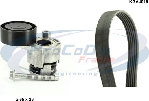 Procodis France KGA4019 - Keilrippenriemensatz alexcarstop-ersatzteile.com