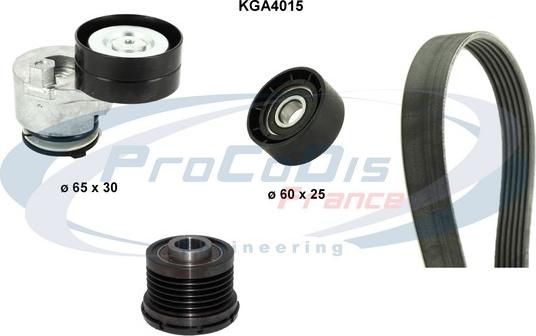 Procodis France KGA4015 - Keilrippenriemensatz alexcarstop-ersatzteile.com