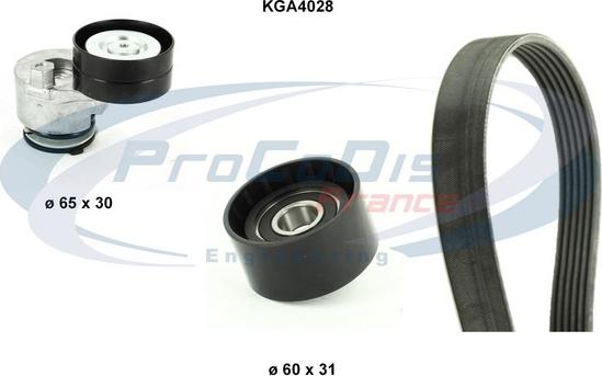 Procodis France KGA4028 - Keilrippenriemensatz alexcarstop-ersatzteile.com