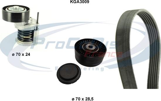 Procodis France KGA3009 - Keilrippenriemensatz alexcarstop-ersatzteile.com