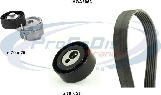 Procodis France KGA2053 - Keilrippenriemensatz alexcarstop-ersatzteile.com