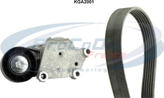 Procodis France KGA2001 - Keilrippenriemensatz alexcarstop-ersatzteile.com