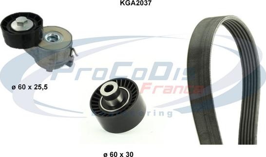 Procodis France KGA2037 - Keilrippenriemensatz alexcarstop-ersatzteile.com