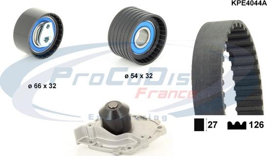 Procodis France KPE4044A - Wasserpumpe + Zahnriemensatz alexcarstop-ersatzteile.com