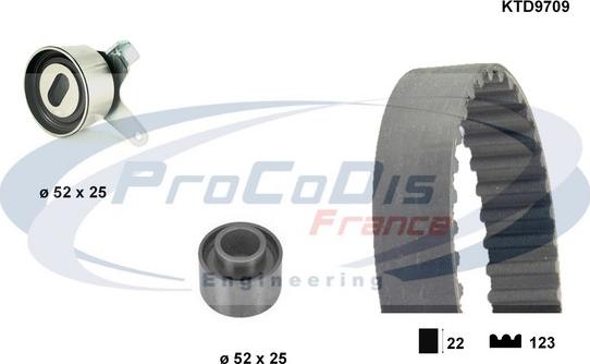 Procodis France KTD9709 - Zahnriemensatz alexcarstop-ersatzteile.com