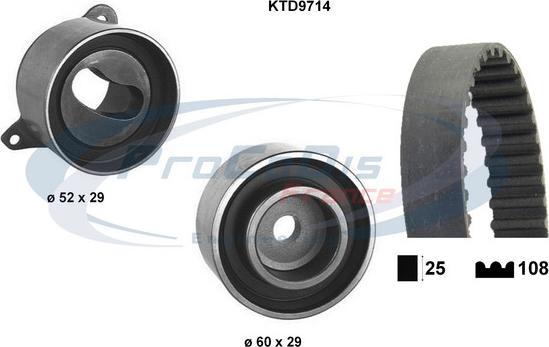 Procodis France KTD9714 - Zahnriemensatz alexcarstop-ersatzteile.com