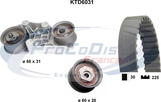 Procodis France KTD6031 - Zahnriemensatz alexcarstop-ersatzteile.com