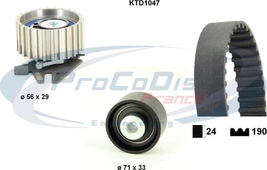 Procodis France KTD1047 - Zahnriemensatz alexcarstop-ersatzteile.com