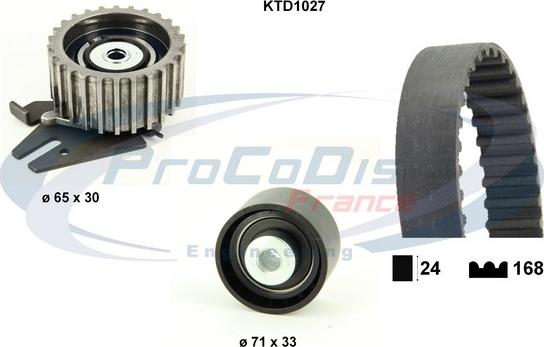 Procodis France KTD1027 - Zahnriemensatz alexcarstop-ersatzteile.com