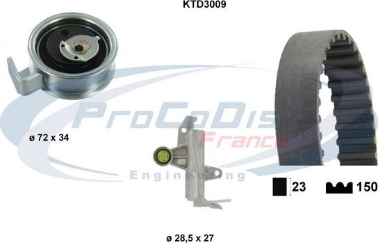 Procodis France KTD3009 - Zahnriemensatz alexcarstop-ersatzteile.com